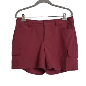 EDDIE BAUER Red Cargo Shorts 10